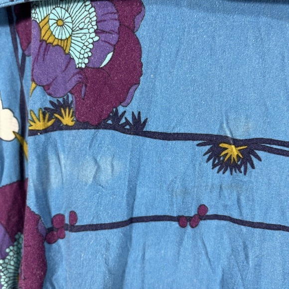 Free People Blue Floral Strapless Mini Dress Women's Small - Picture 4 of 12